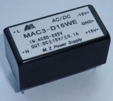 3W电源模块 220V转正负15V双输出电源 AC-DC