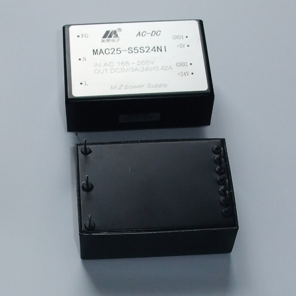 ACDC电源模块  5V12V, 5V24V,12V24V 双路隔离 MAC25-S5S24NI