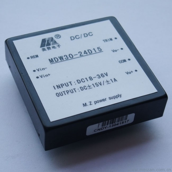 30W,24V转正负15V/各1A,DC-DC电源