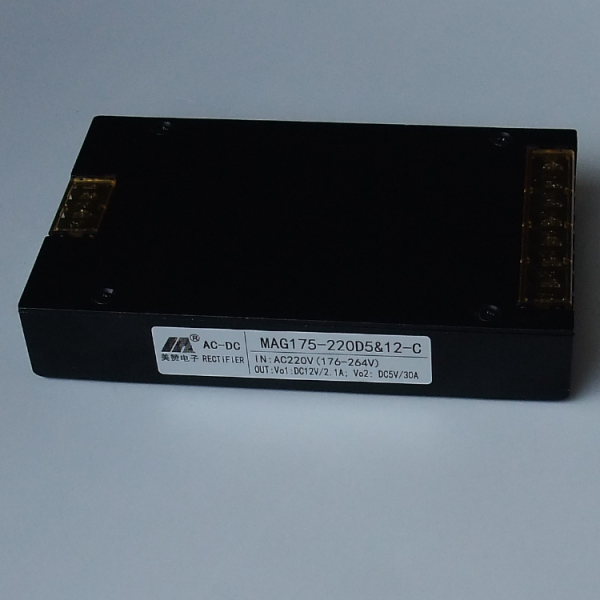 ACDC 电源模块 双路隔离，独立稳压 5V12V输出 MAG175-220D5&12-C
