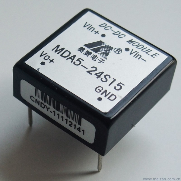 5W,24V转15V,DC-DC模块电源