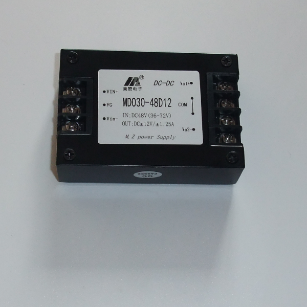 DCDC 电源模块 正负共地，双路输出 MDO30-48D12