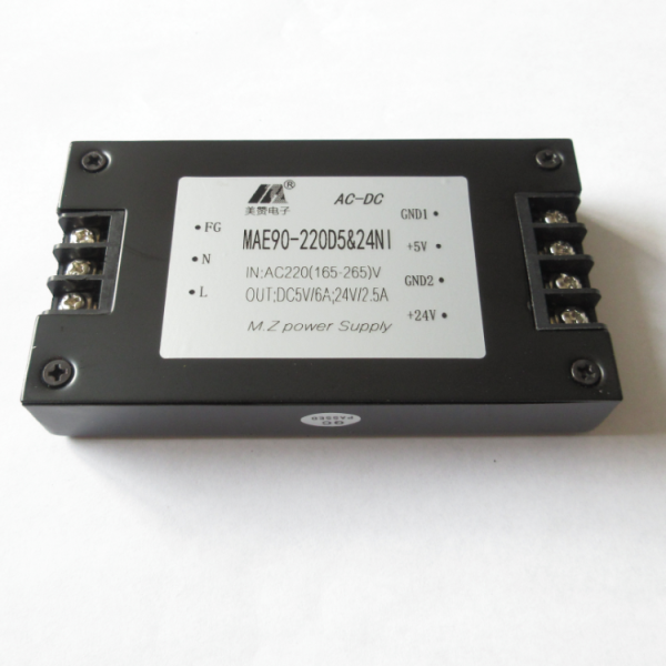 ACDC 50-100W 5V24V双路隔离独立稳压系列 MAE90-220D5&24NI