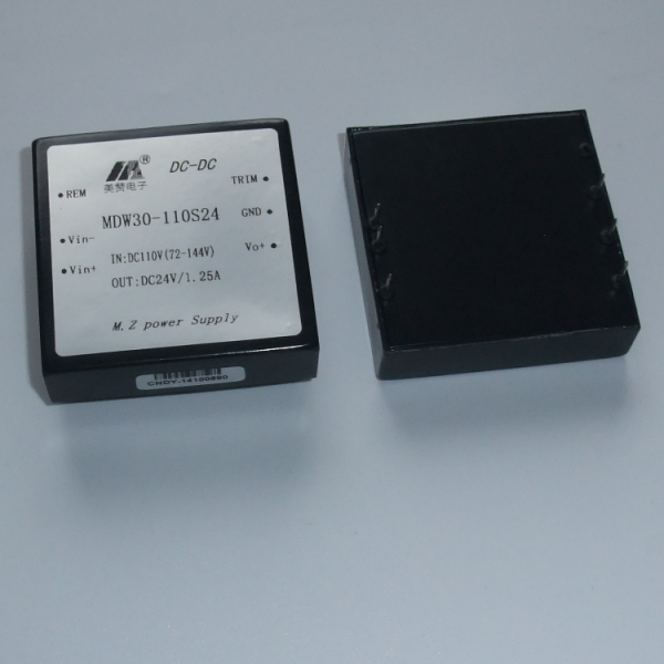 DCDC电源模块 110V转5V12V24V48V单路输出 30W 插针式 MDW30-110S24