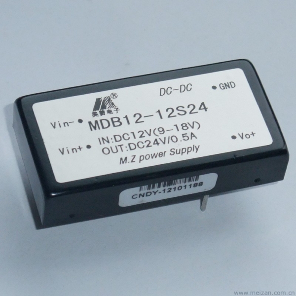 12W,12V转24V2.4A,DC-DC电源模块