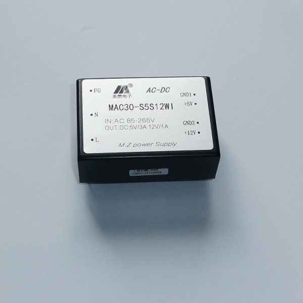 ACDC电源模块  两路隔离，双输出 插针式 30W  MAC30-S5S12WI