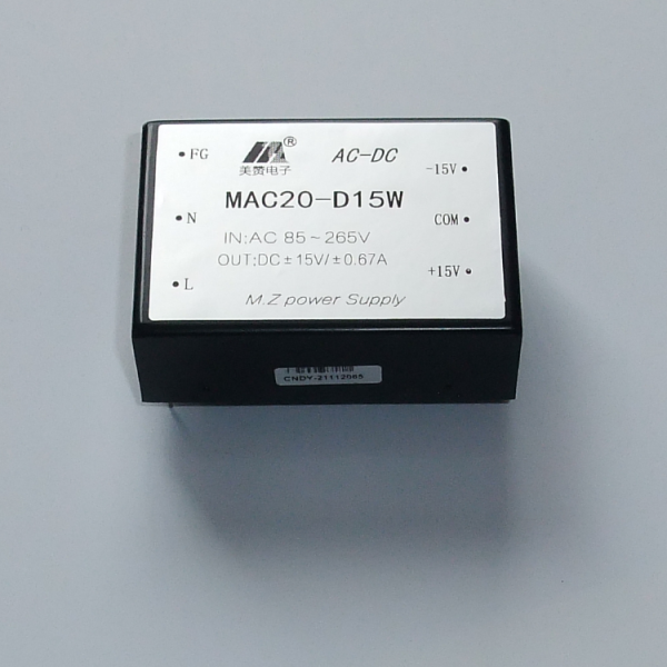 ACDC 电源模块 正负15V 双路共地 MAC20-D15W
