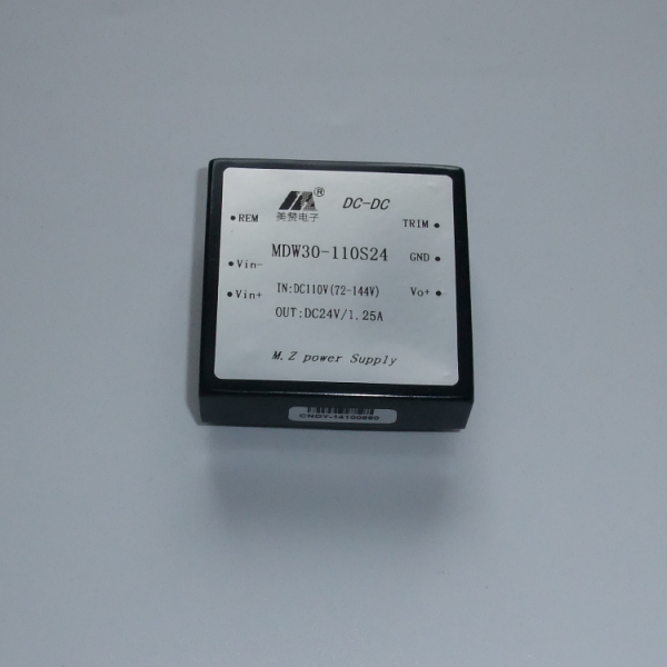 DCDC电源模块 110V转5V12V24V48V单路输出 30W 插针式 MDW30-110S24
