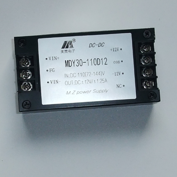DCDC电源模块 30~50W ±5V,±12V,±15V,±24V,±36V两路共地  MDY30-110D12