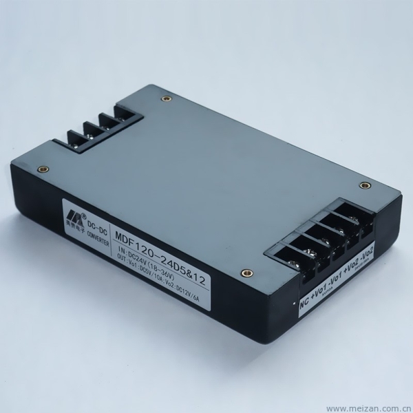 24V转5V12V双输出电源120W,5V10A;12V6A双路独立稳压电源