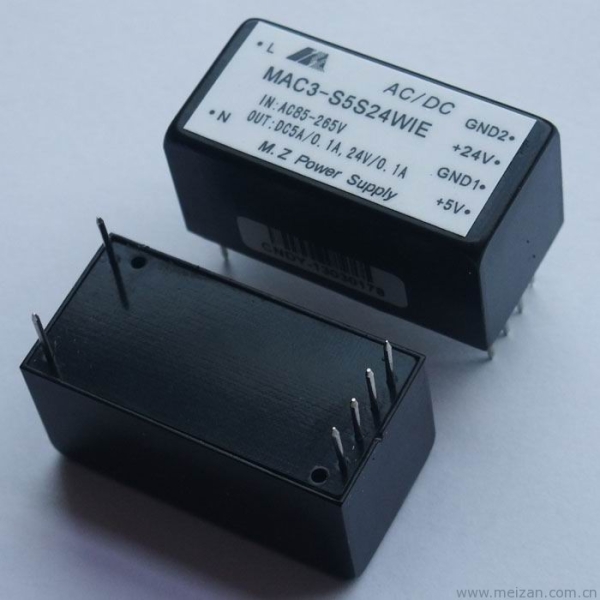 3W电源模块 5V24V双路隔离输出 定制电源